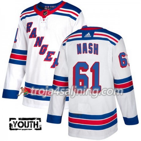 New York Rangers tröja Rick Nash 61 Vit 2017-2018 Adidas Authentic - NHL Tröjor Barn